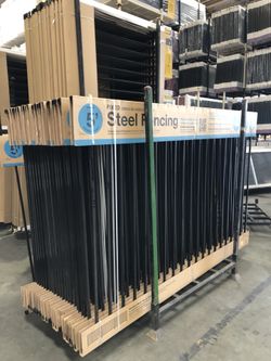 Wrought iron steel fencing (fence panels and gates)