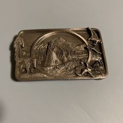 Really nice vintage American Indian collectible buckle