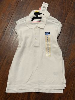 French Toast 2-Pack White Polo Shirts Size S