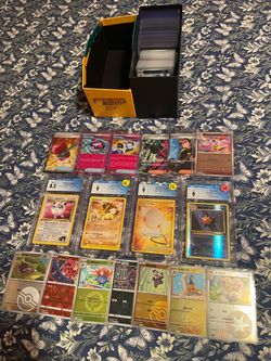 Pokémon Card Collection with CGC Graded Cards, ready for pick up, no lowball offers!