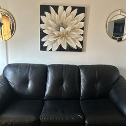 Furniture, Sofa, Dining Room, And Four Chairs