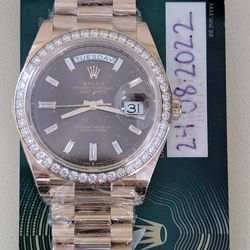 Rolex Day-Date 40 🌹💎 Ref. 228345RBR