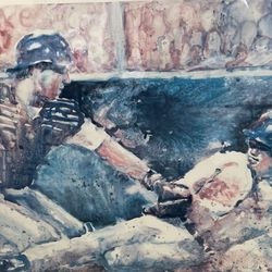 Close Call ... Limited Edition Signed and Re Marked...Judith Dazzio