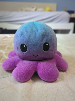 Collectible mad/happy face octopus