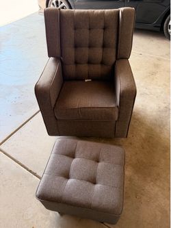 Rocking Chair + Rocking Foot Stool