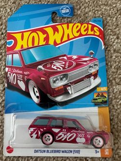🔥Hot Wheels Datsun Bluebird Wagon (510) Super Treasure Hunt 🔥