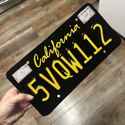 Custom Wrapped License Plate(s)~ With 3M Wrap