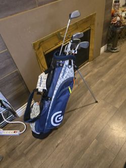 GOLF CLUBS WITH STANDBAG (JUNIOR FLEX) 8 CLUBS SET