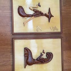 Wooden Wall Art Set