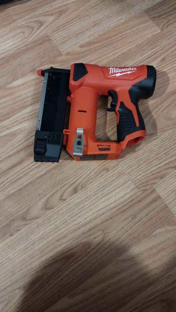 M12 12-Volt 23-Gauge Lithium-Ion Cordless Pin Nailer Tool-Only