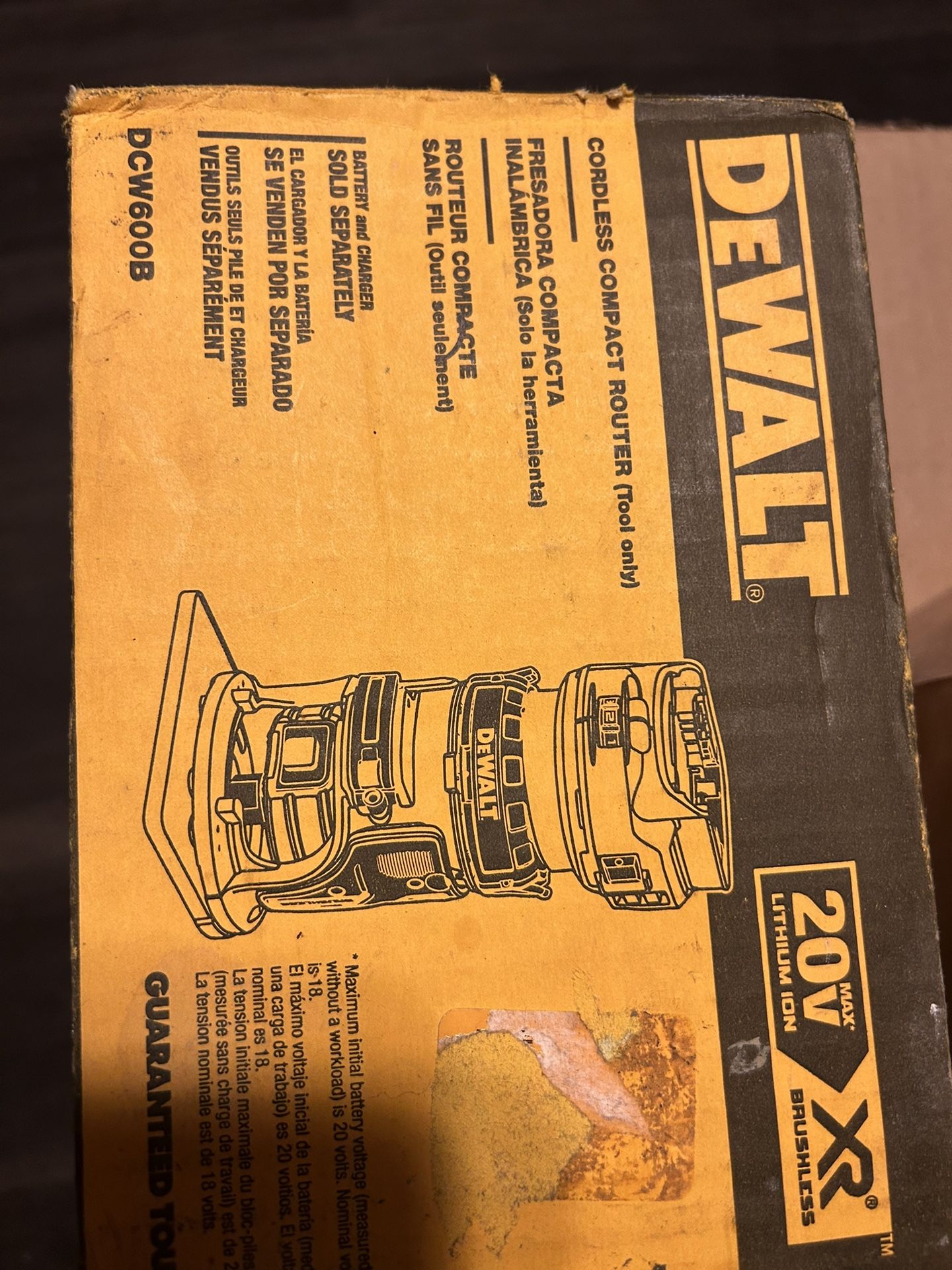 20 v rauter dewalt