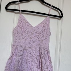 Pink Lace Dress 