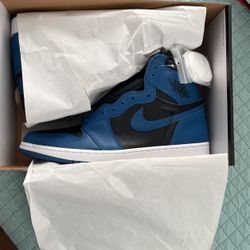 nike air jordan 1 retro high og marina blue mens 13