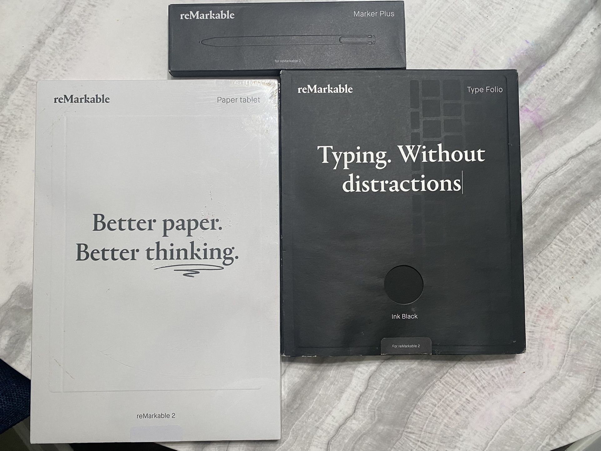Remarkable 2 Paper Tablet Bundle – Brand New, Sealed in Box