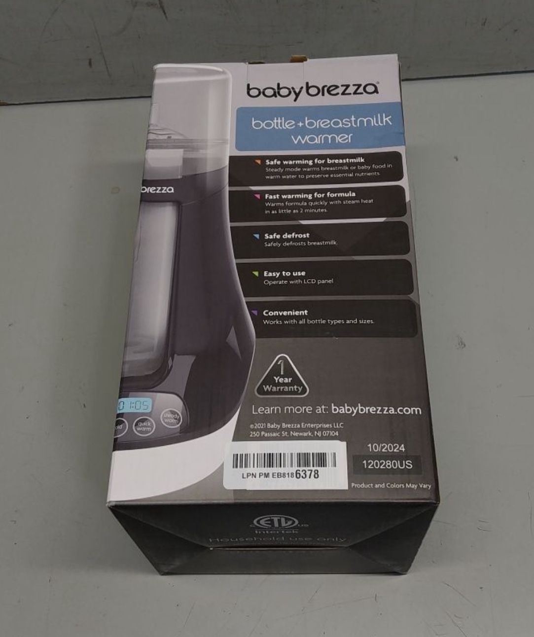 Baby Brezza Bottle/Breast Milk Warmer
