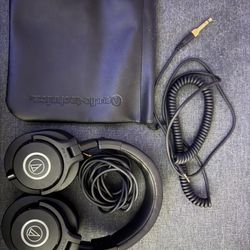 Audios-Technica ATH-M40x Studio Monitor Headphone, Black