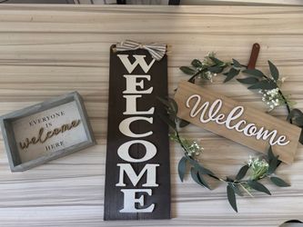 Welcome home decor