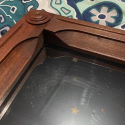 Vintage Wooden Mirror
