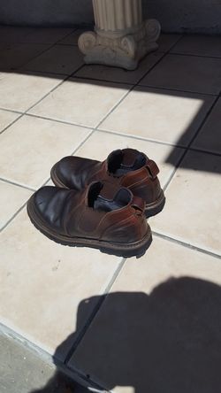 Red wing work shoes, boots, size 8d.