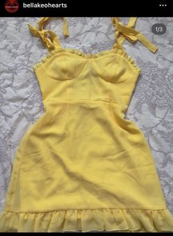 Forever 21 Yellow Dress