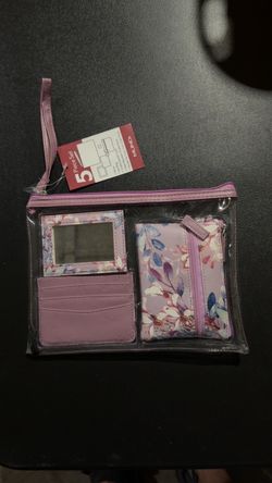 Mundi 5-Piece Wristlet Set with Mirror and Card Holder
