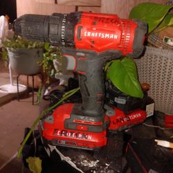 Craftsman Drill With Charger And Extra Battery Pack
