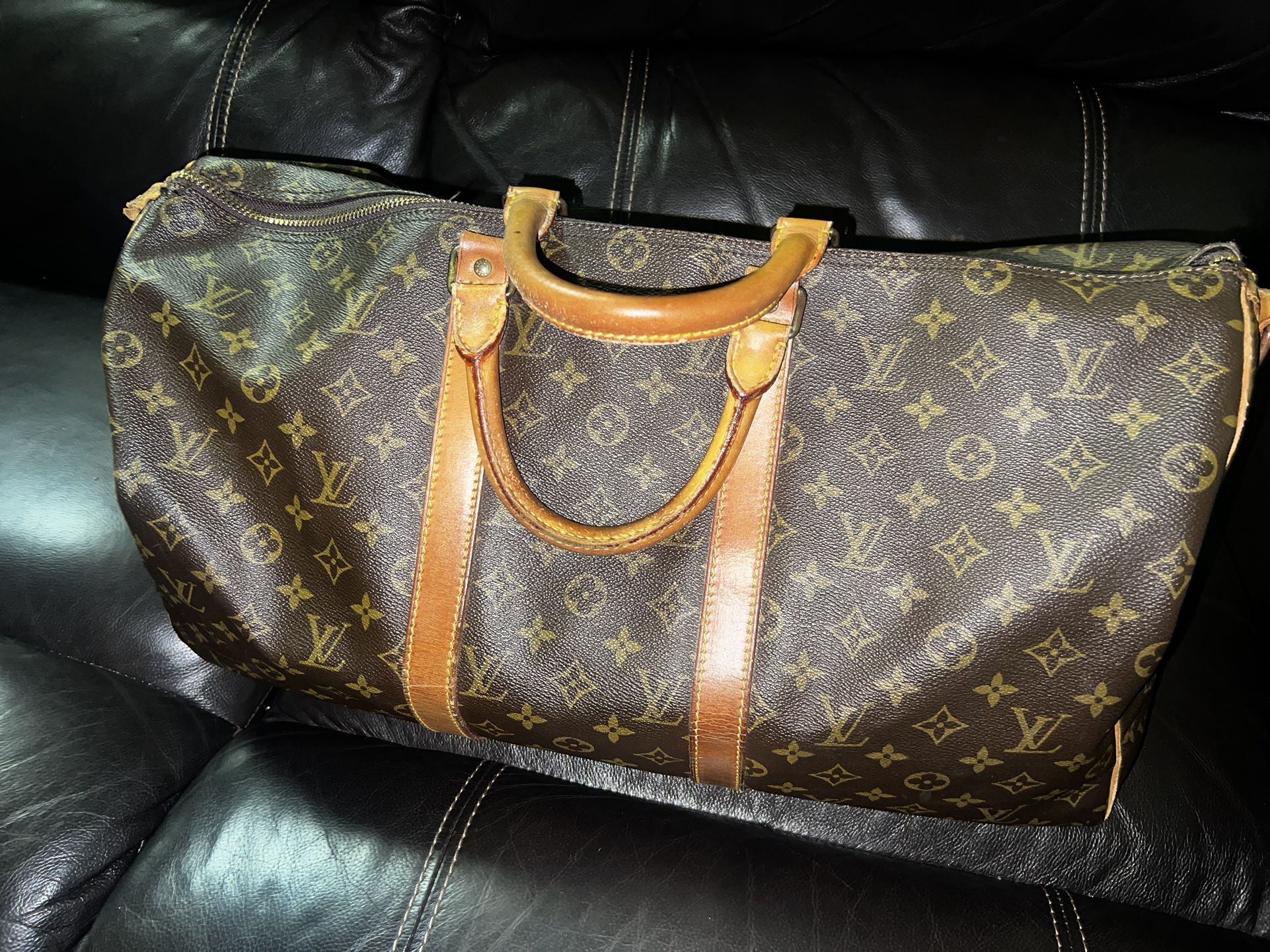 LOUIS VUITTON MONOGRAM KEEPALL 50 BANDOULIERE DUFFLE TRAVEL BAG - clothing  & accessories - by owner - apparel sale 