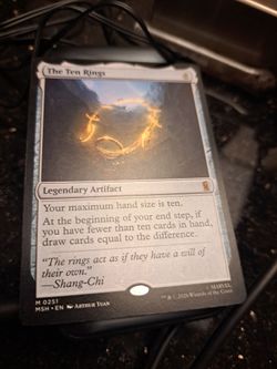 Near mint The Ten Rings super hero magic legendary artifact card