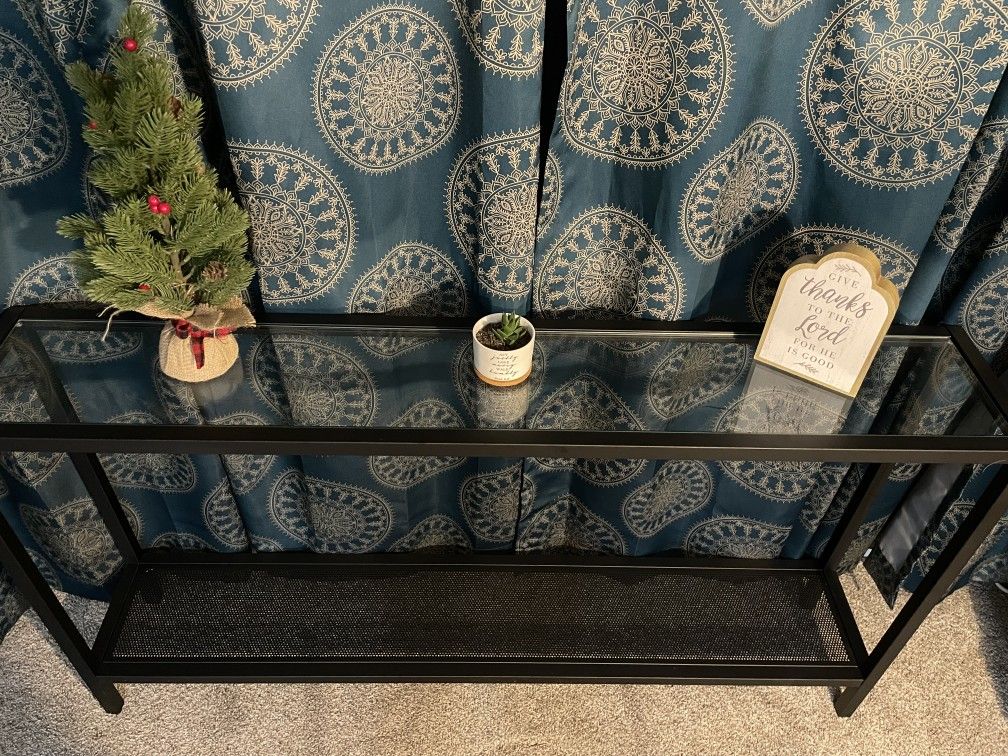 Console Table With Glass Top