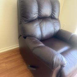 LEATHER INDIVIDUAL RECLINER SOFA