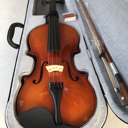 New Violin With Case Bow 