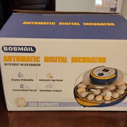 Automatic Digital Egg Incubator – 21 Egg Capacity – Auto Turner & Humidity Control