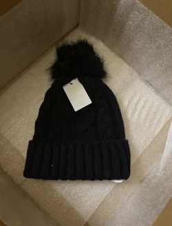 2 New Winter Hats With Pom Pom($15 For 2)