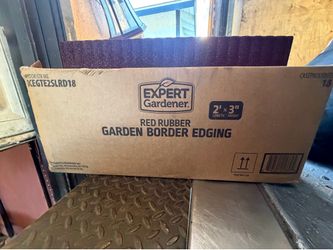 Expert Gardener.  Red Rubber Garden Border Edging