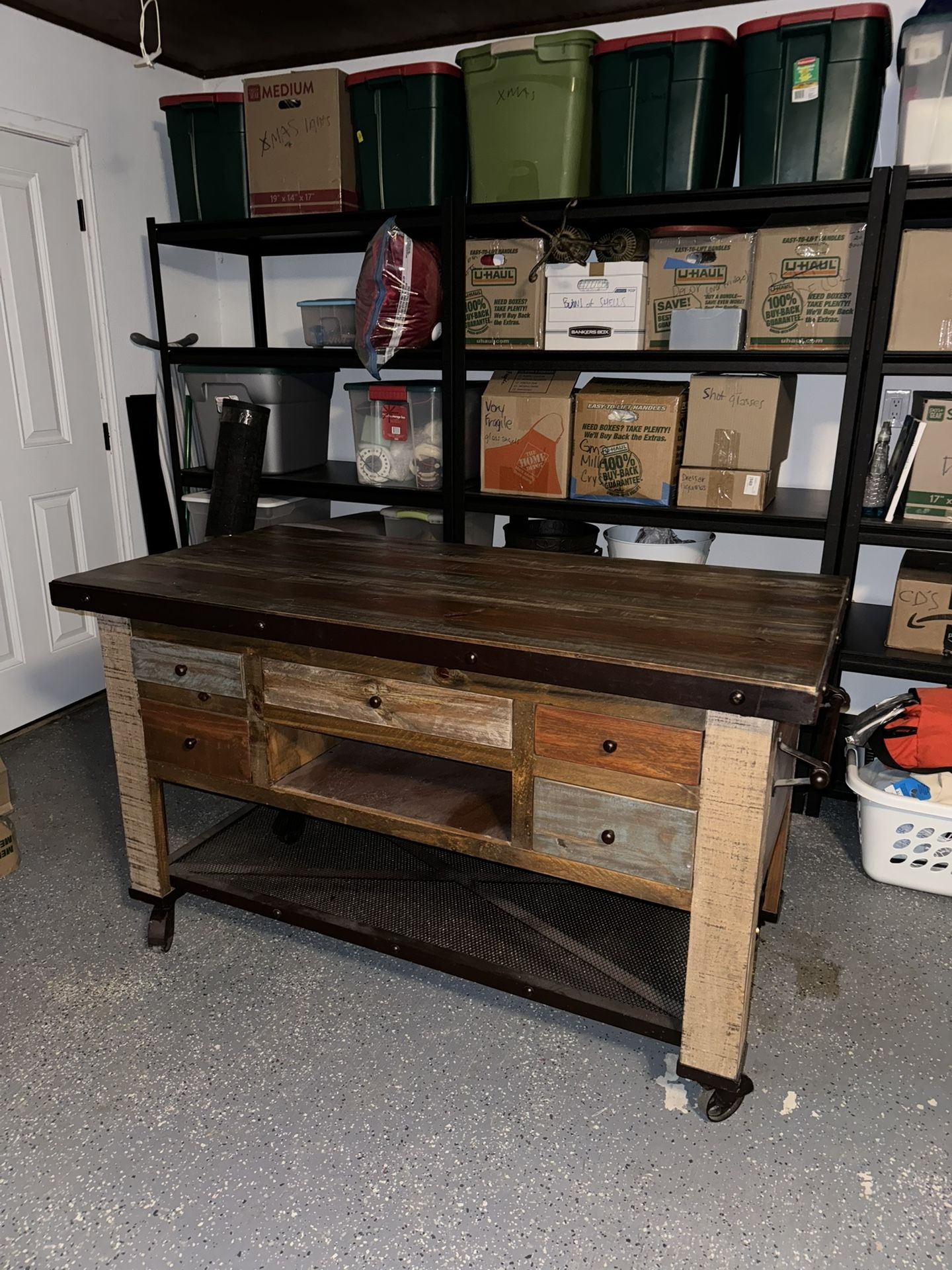 Wooden Rolling Island