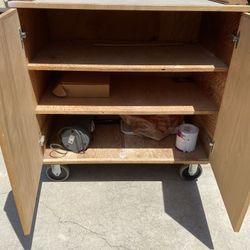 Wood  Storage  Cabinet 