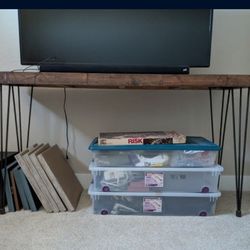 67" Wood & Metal Console Table