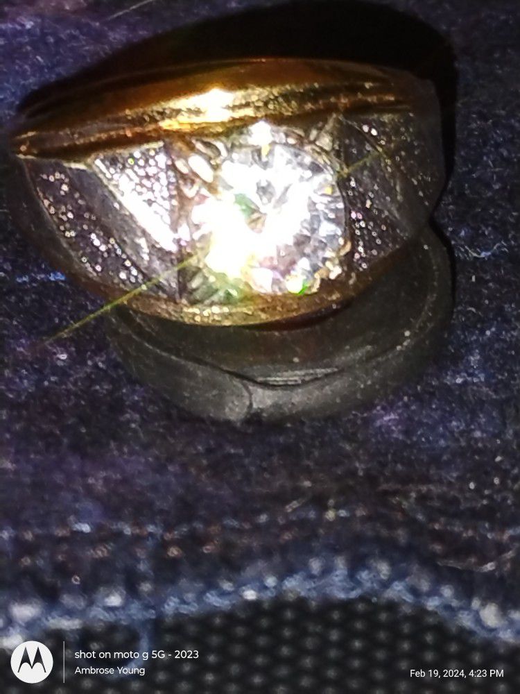 18k Man Diamond Ring