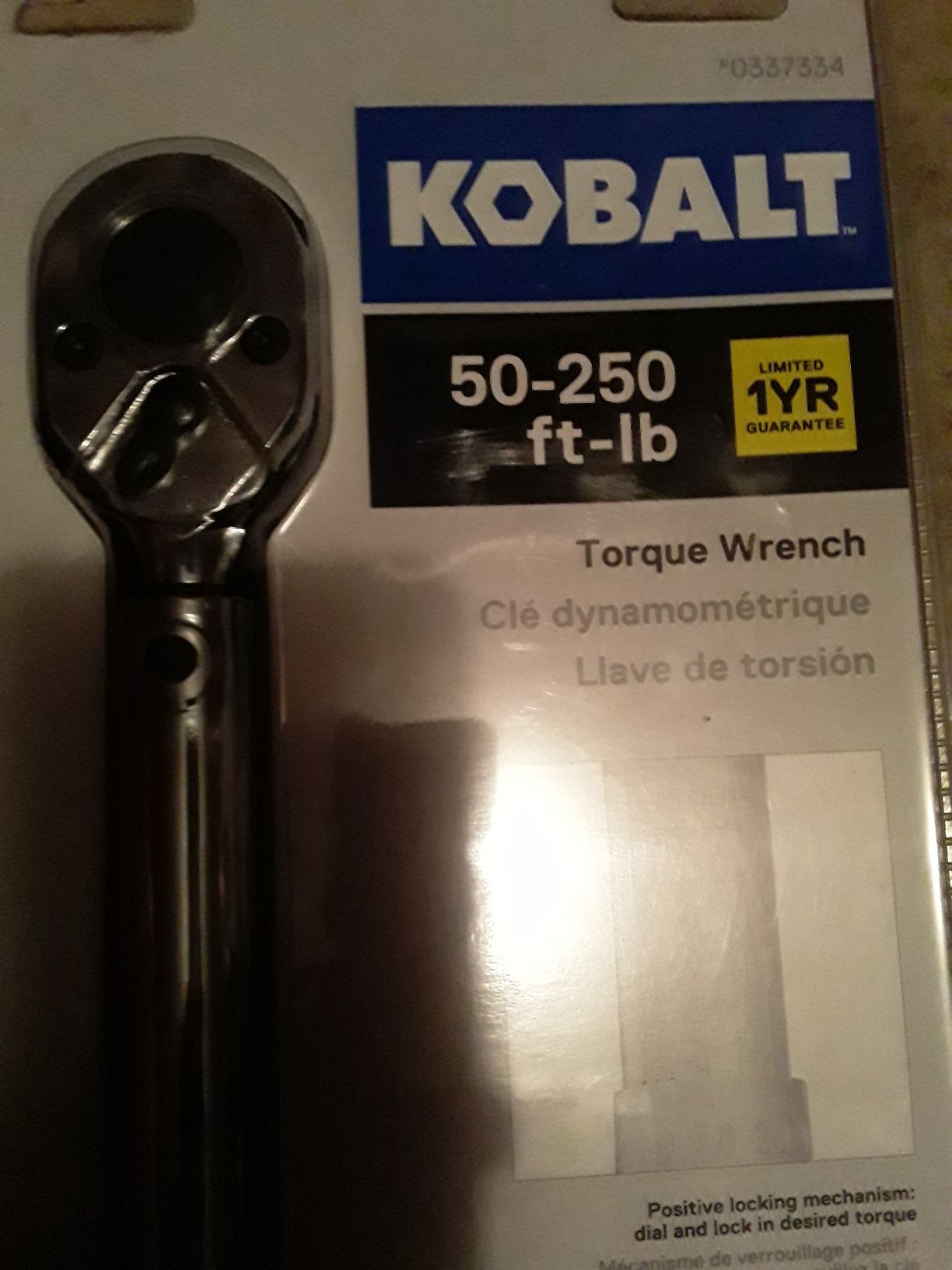 Kobalt Torque wrench 1/2