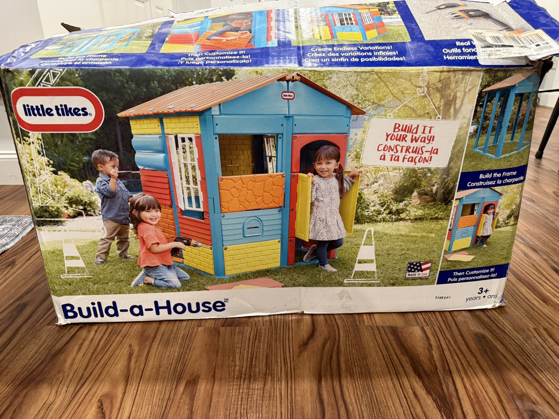 Little Tikes Build-a-House Kids Playhouse