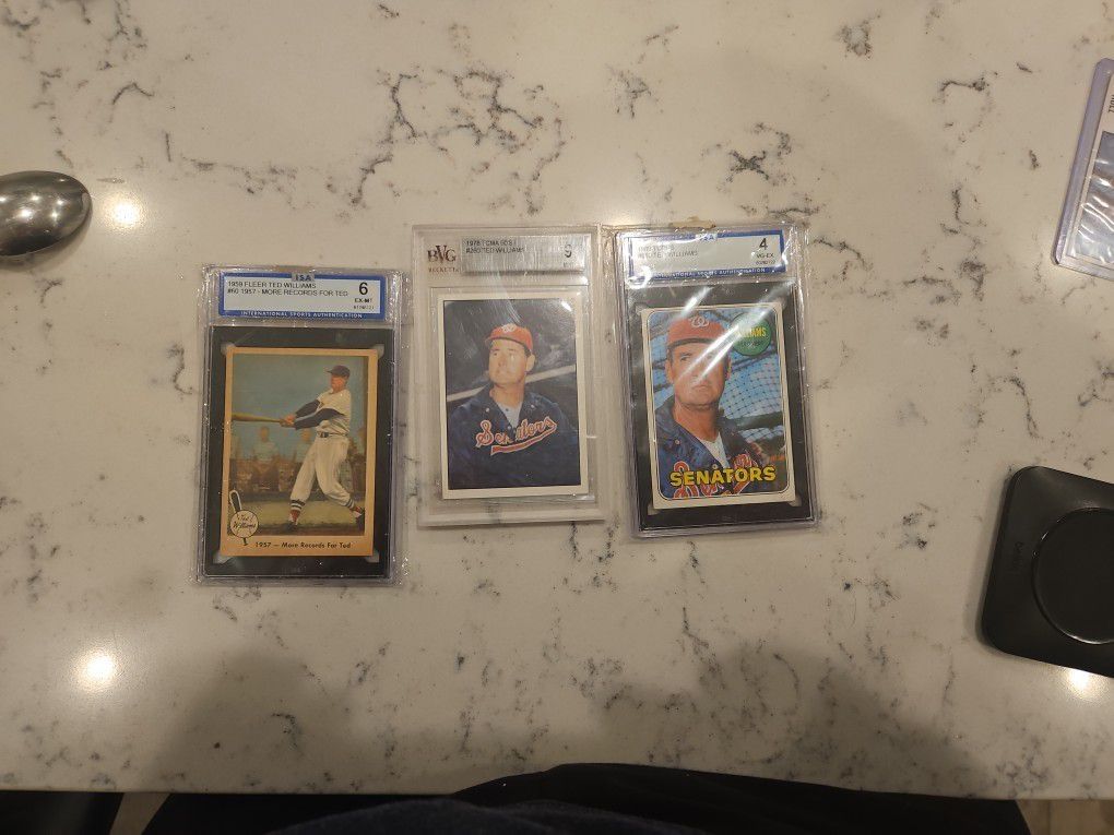 BASEBALL CARDS TED WILLIAMS 