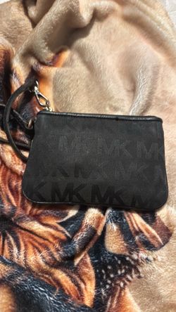 Michael Kors Black Monogram Wristlet