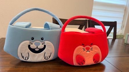 Beautiful set of Easter Egg Hunt Basket