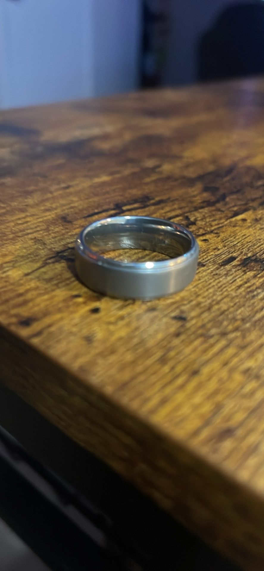 Tungsten wedding band