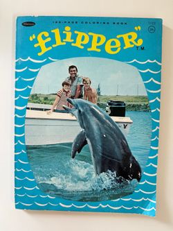 Flipper Coloring Book Never Used