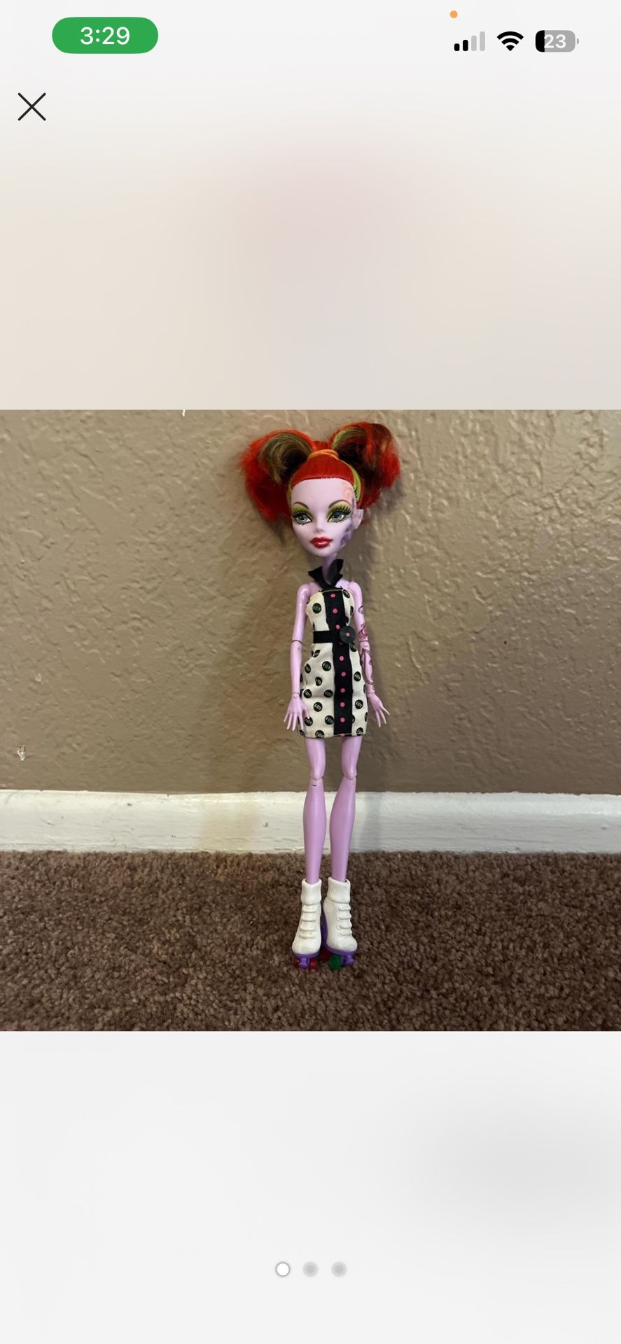 operetta Friday night frights Monster High doll 