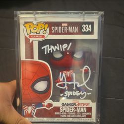 Funko Pop Marvel Spider-Man Signed