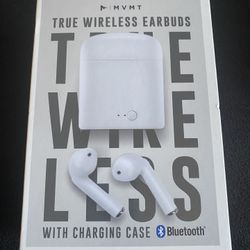 MVMT True Wireless Bluetooth Earbuds With Charging Case - White