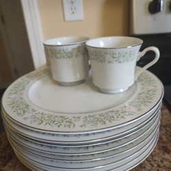 Vintage Plates And Mug.