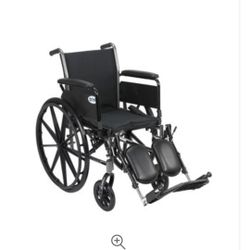 Brand New Never Use Extra Wide Wheelchair With Elevating Leg Rest